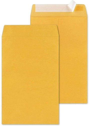100 9x12 kraft brown - kraft, seal